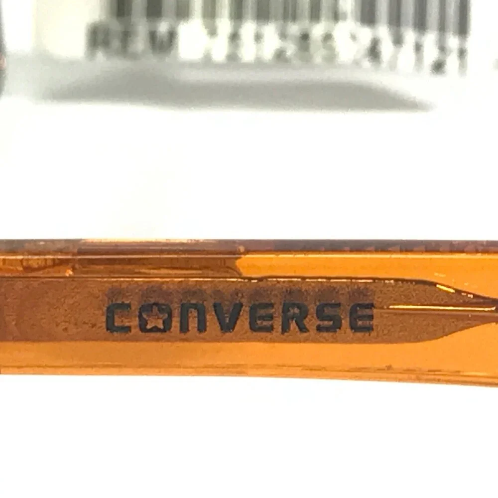 Converse Kids Eyeglasses Frames K003 BROWN Orange Rectangular Full Rim 45-16-130